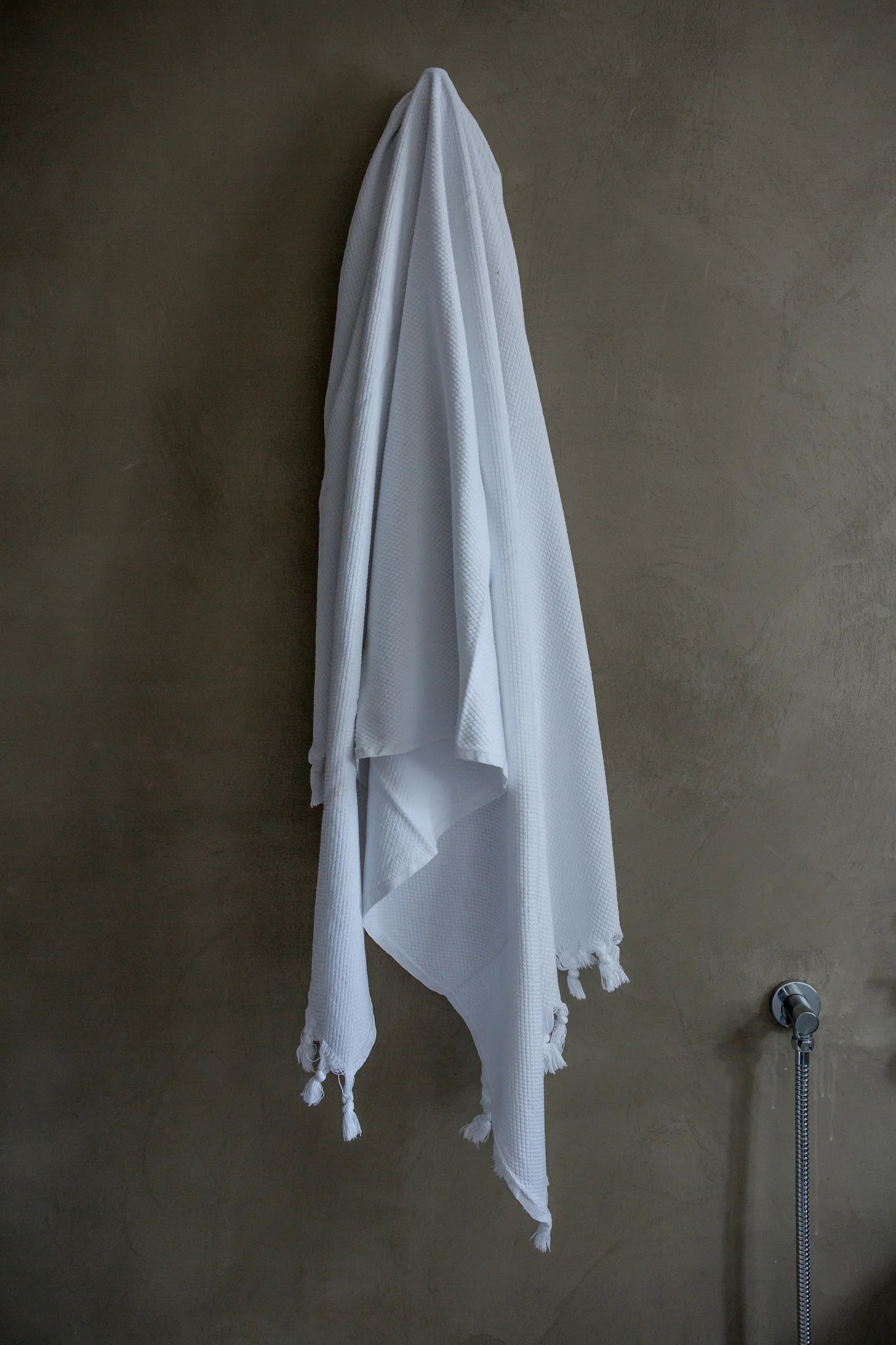 White Handmade Cotton Towels