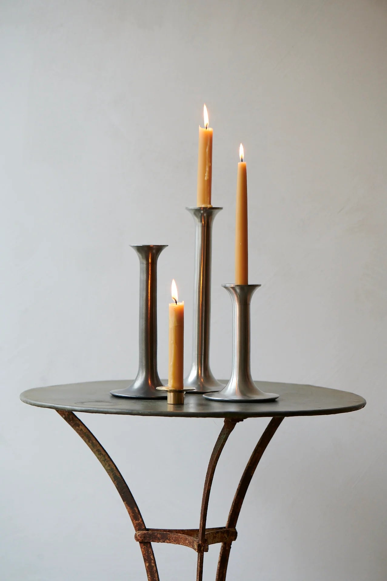 Pewter Candlesticks
