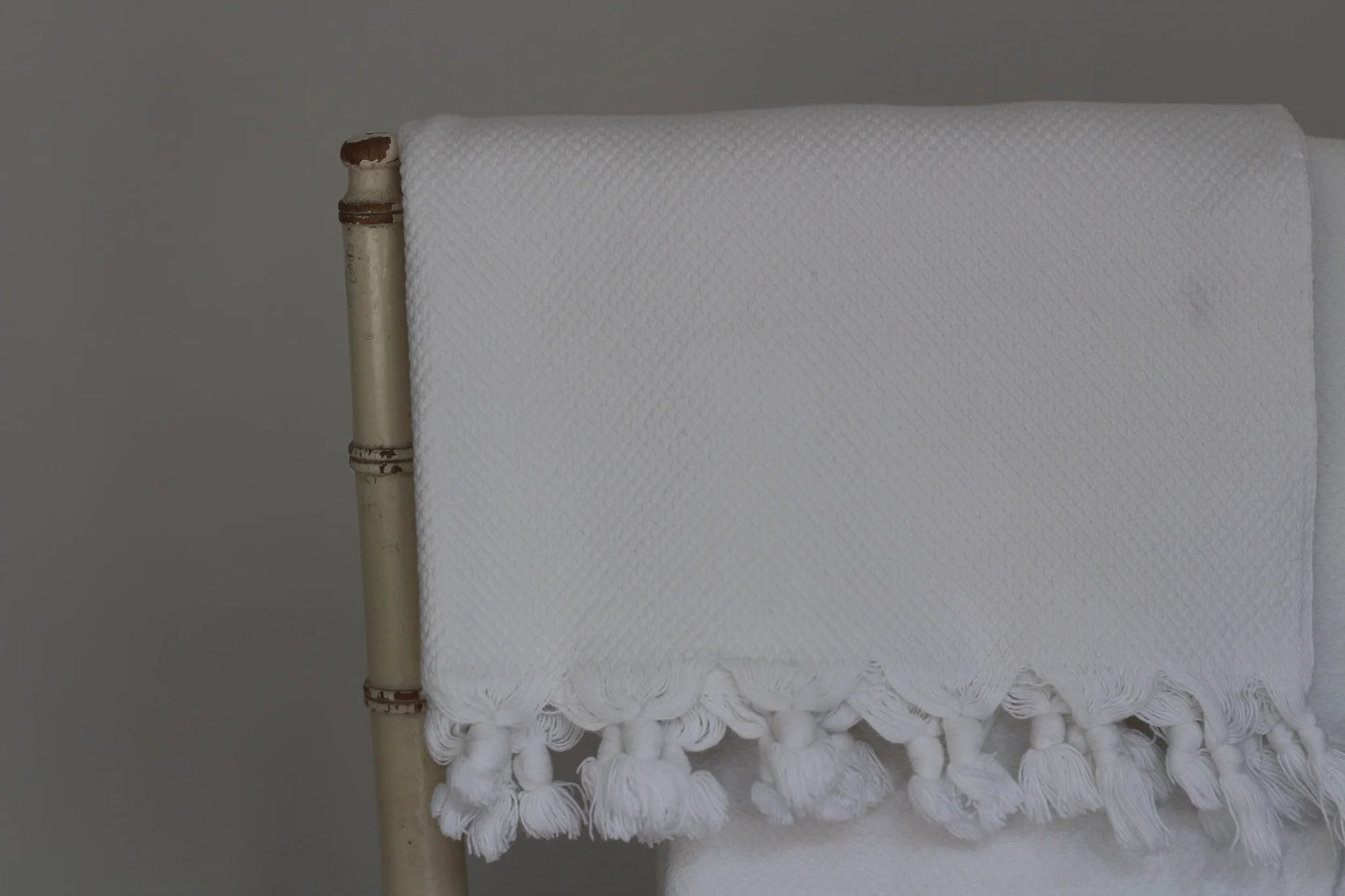 White Handmade Cotton Towels